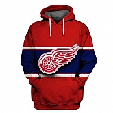 Red Wings Red All Stitched Hooded Sweatshirt,baseball caps,new era cap wholesale,wholesale hats